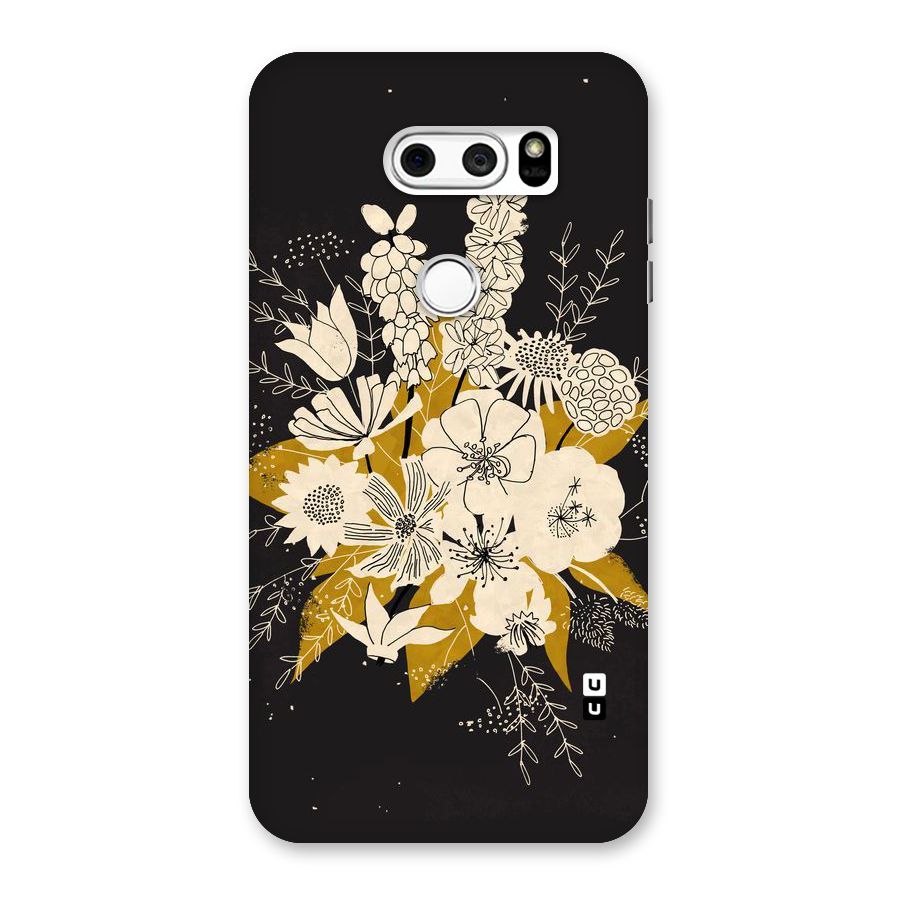 Flower Drawing Back Case for LG V30