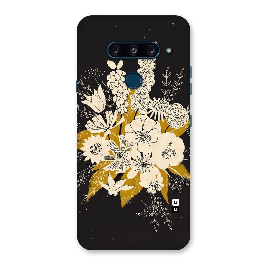 Flower Drawing Back Case for LG  V40 ThinQ