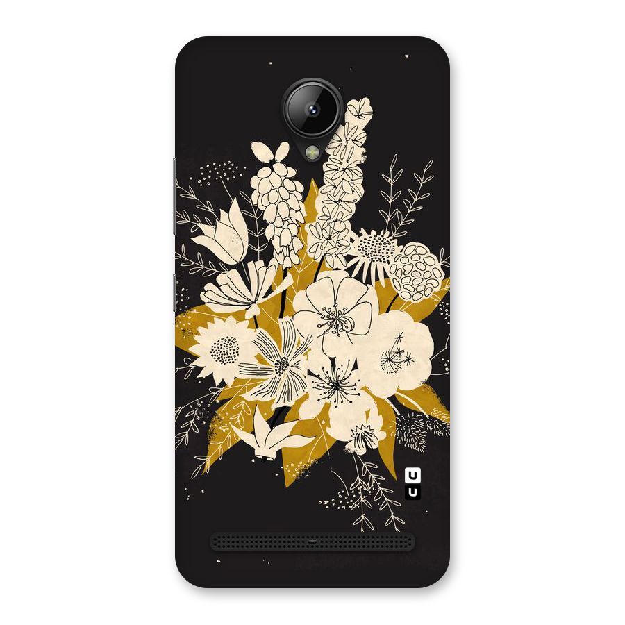 Flower Drawing Back Case for Lenovo C2