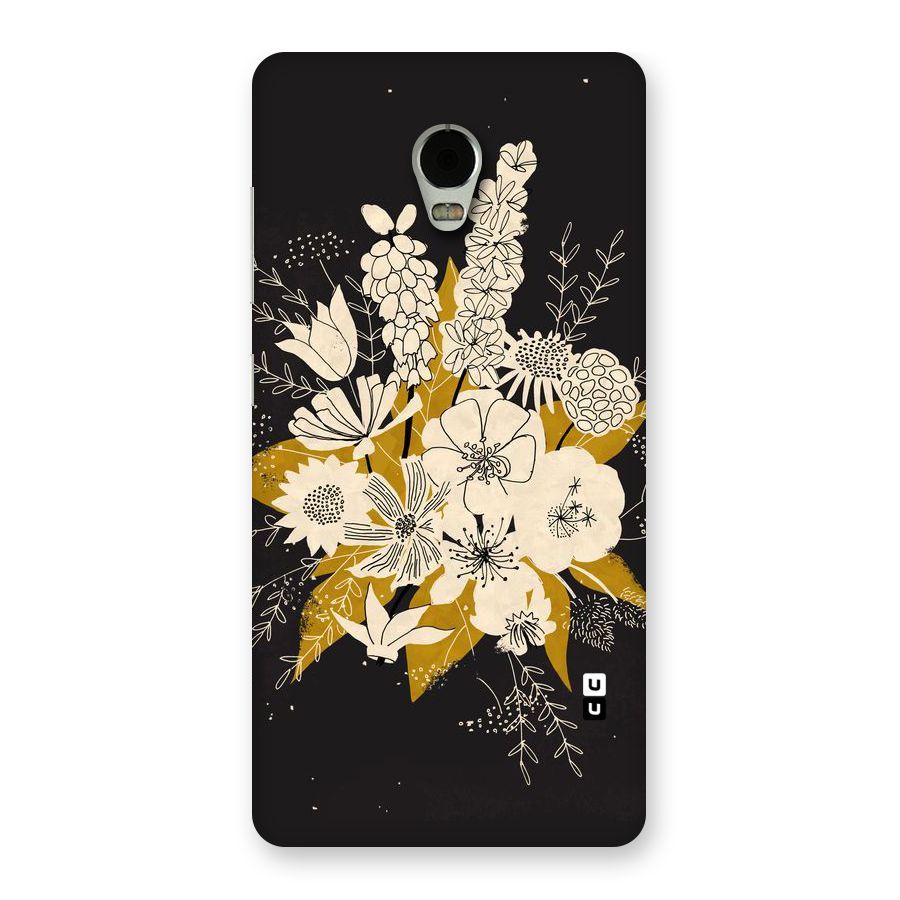 Flower Drawing Back Case for Lenovo Vibe P1