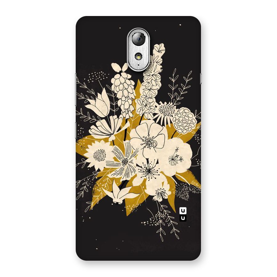 Flower Drawing Back Case for Lenovo Vibe P1M