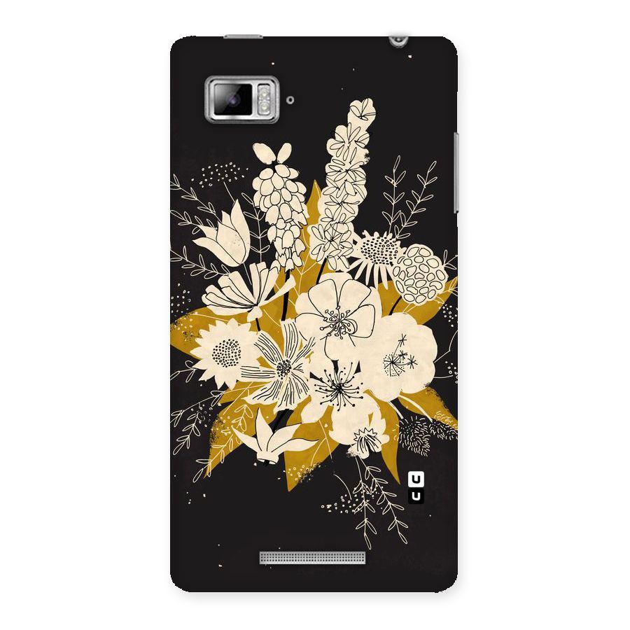 Flower Drawing Back Case for Lenovo Vibe Z K910
