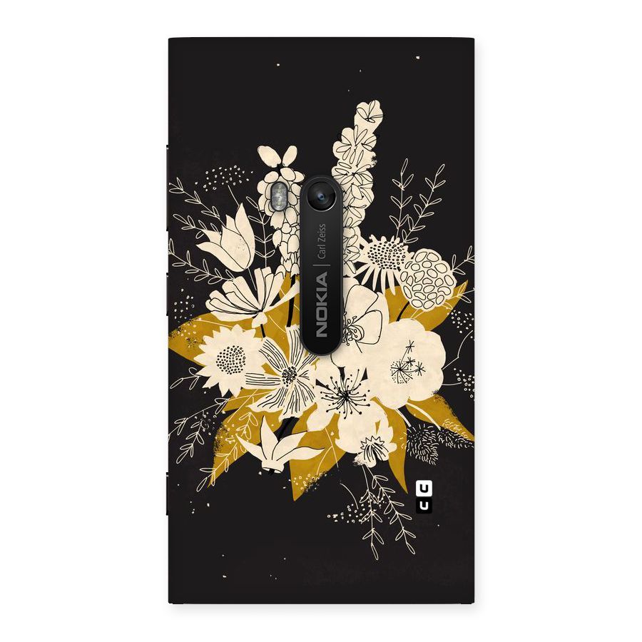 Flower Drawing Back Case for Lumia 920