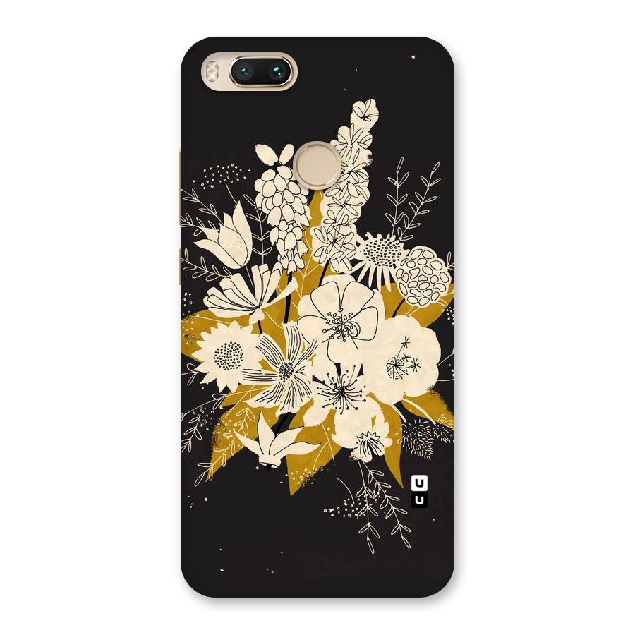 Flower Drawing Back Case for Mi A1