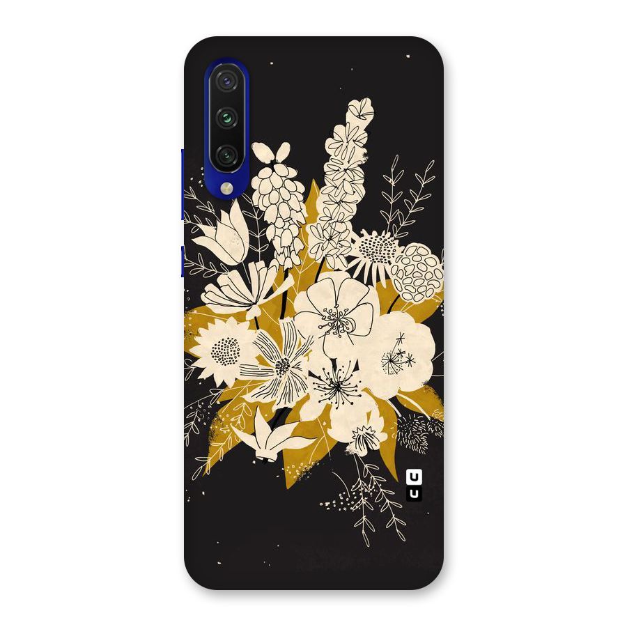 Flower Drawing Back Case for Mi A3