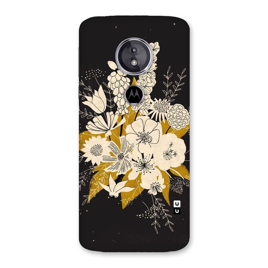 Flower Drawing Back Case for Moto E5