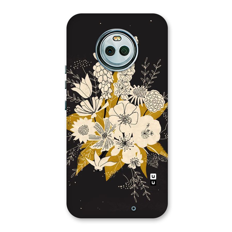 Flower Drawing Back Case for Moto X4