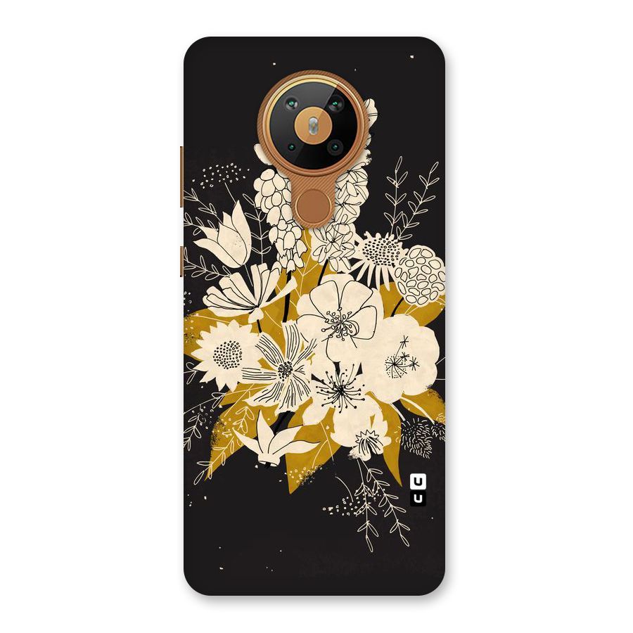 Flower Drawing Back Case for Nokia 5.3