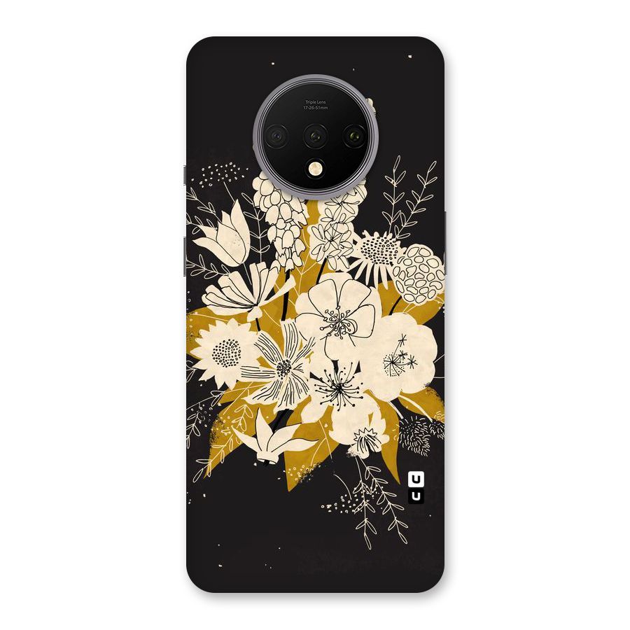 Flower Drawing Back Case for OnePlus 7T