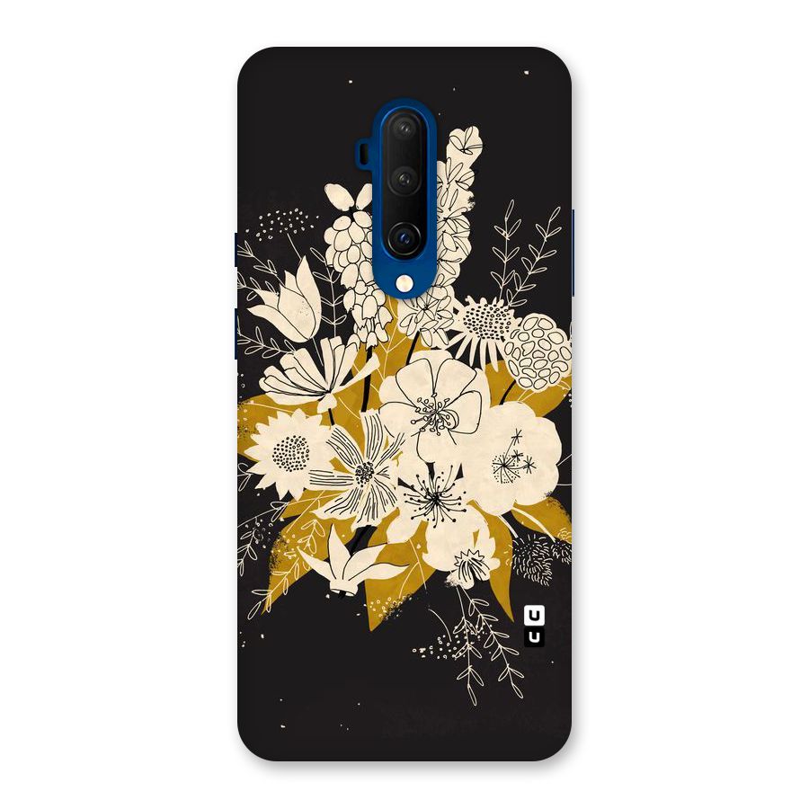 Flower Drawing Back Case for OnePlus 7T Pro