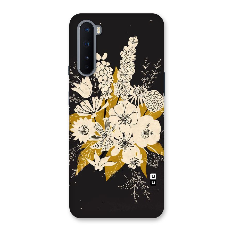 Flower Drawing Back Case for OnePlus Nord
