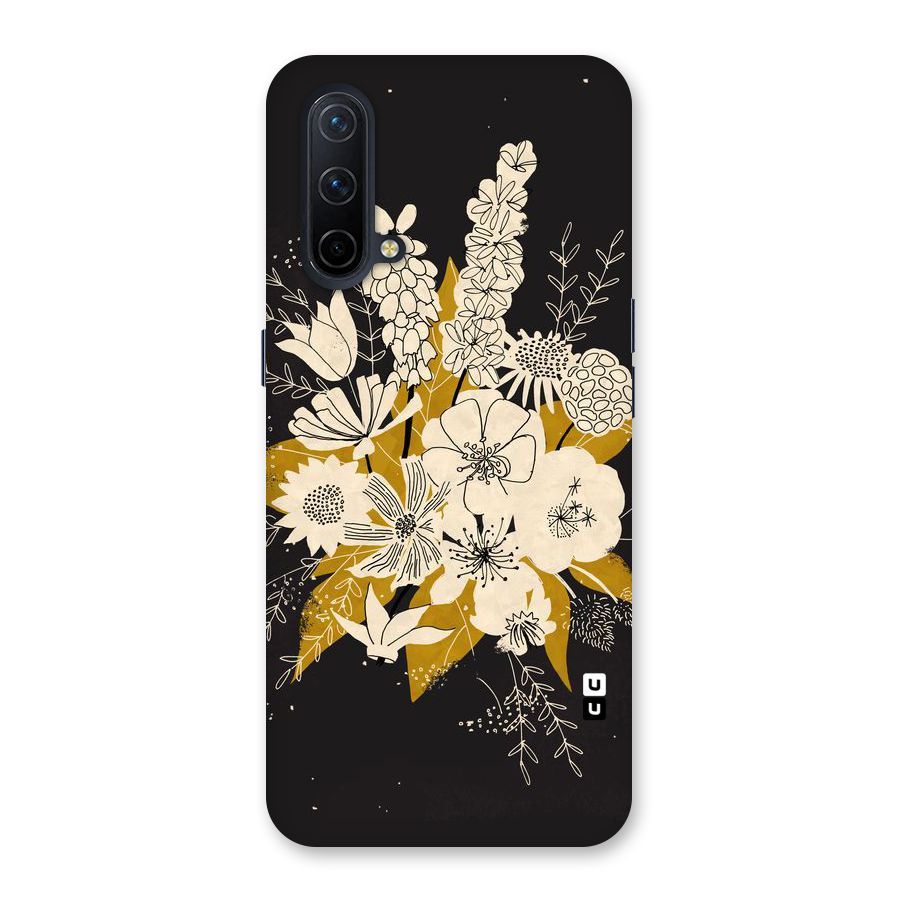 Flower Drawing Back Case for OnePlus Nord CE 5G