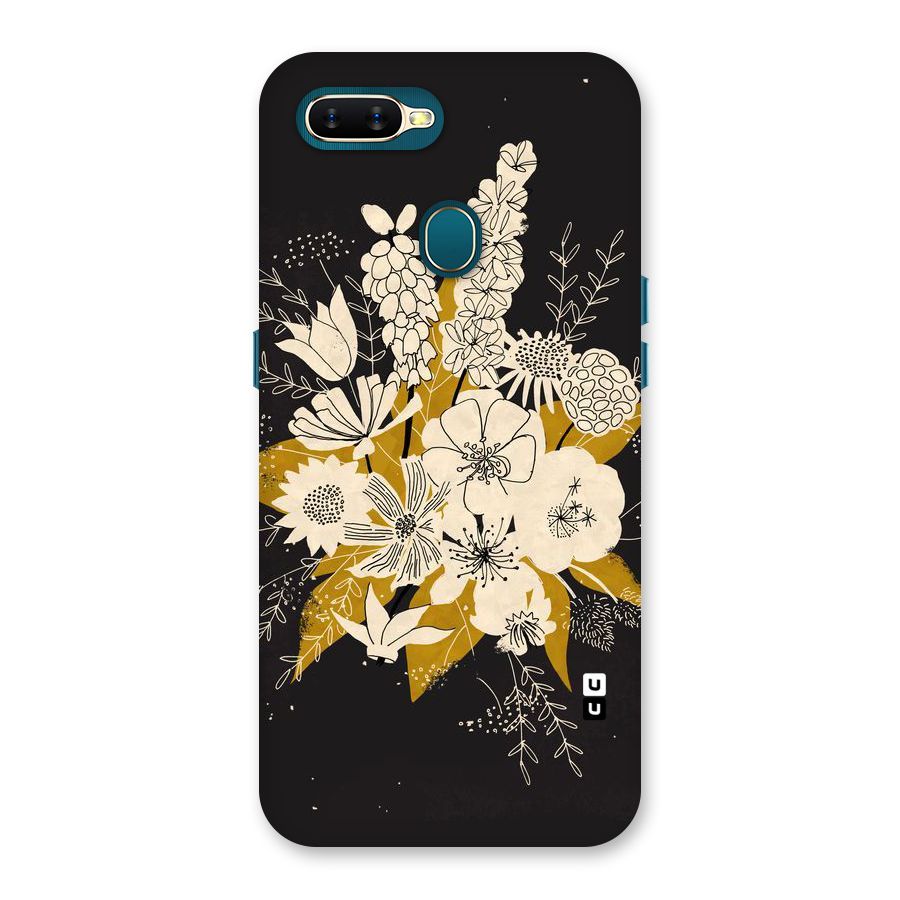 Flower Drawing Back Case for Oppo A11k