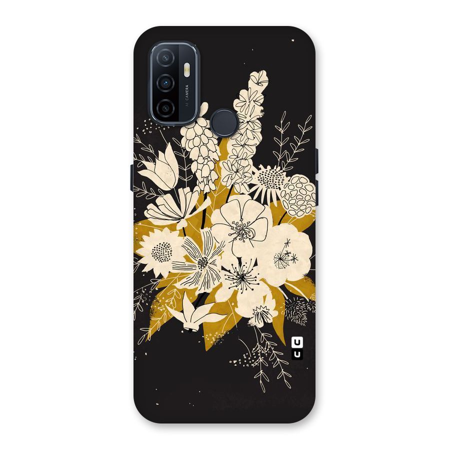 Flower Drawing Back Case for Oppo A32
