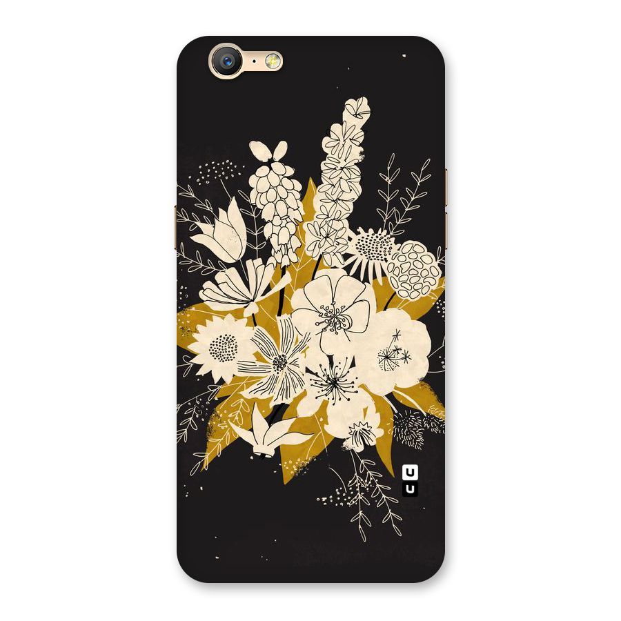 Flower Drawing Back Case for Oppo A39
