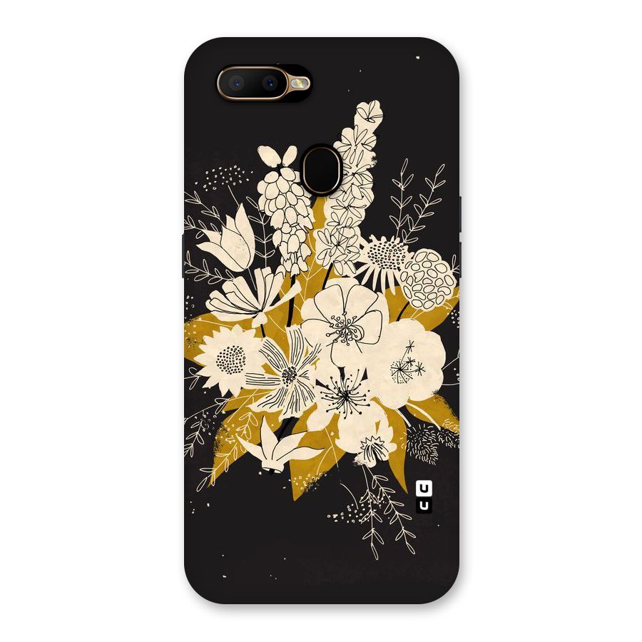 Flower Drawing Back Case for Oppo A5s