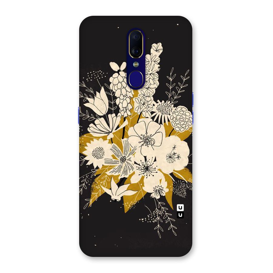 Flower Drawing Back Case for Oppo A9