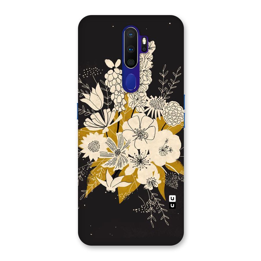 Flower Drawing Back Case for Oppo A9 (2020)