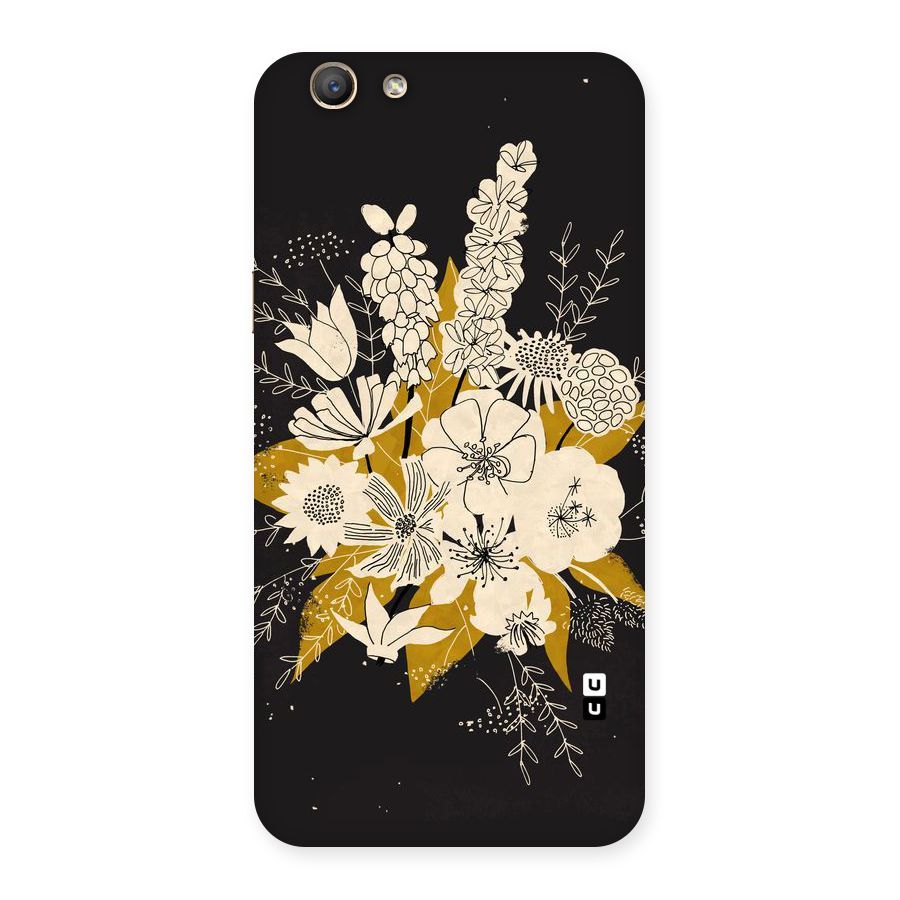 Flower Drawing Back Case for Oppo F1s