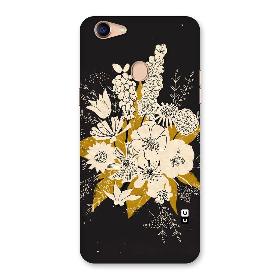 Flower Drawing Back Case for Oppo F5
