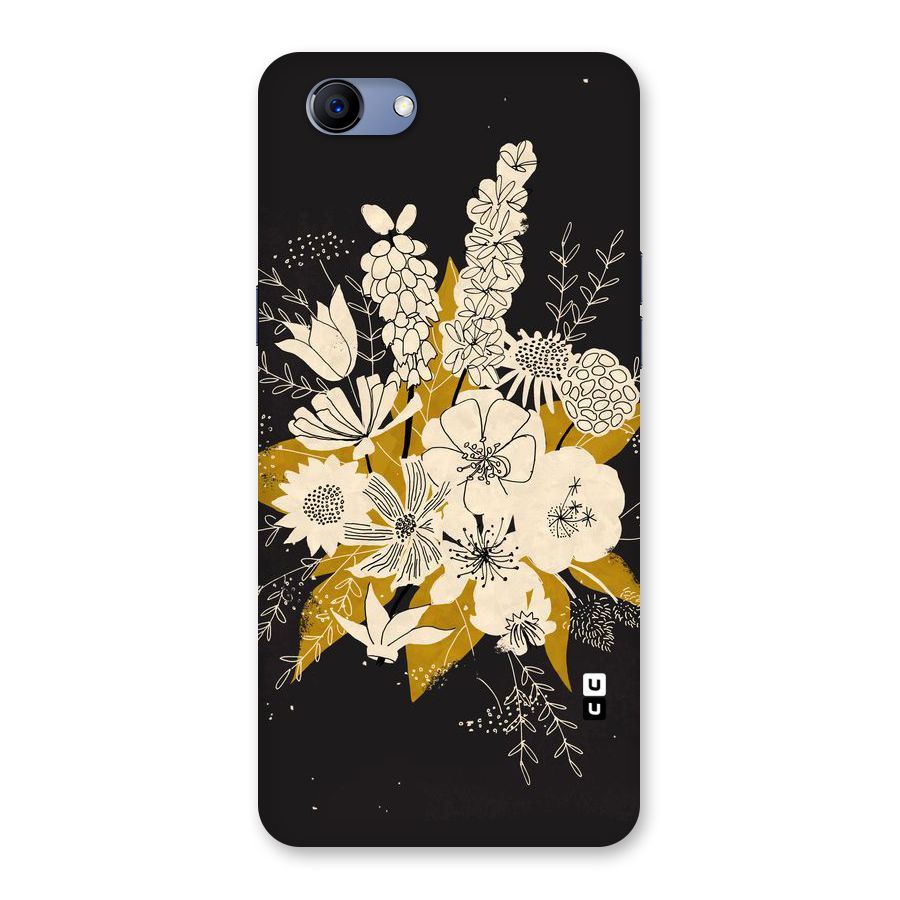 Flower Drawing Back Case for Oppo Realme 1