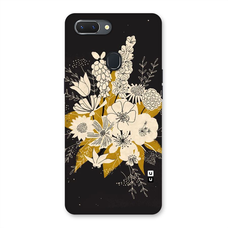 Flower Drawing Back Case for Oppo Realme 2