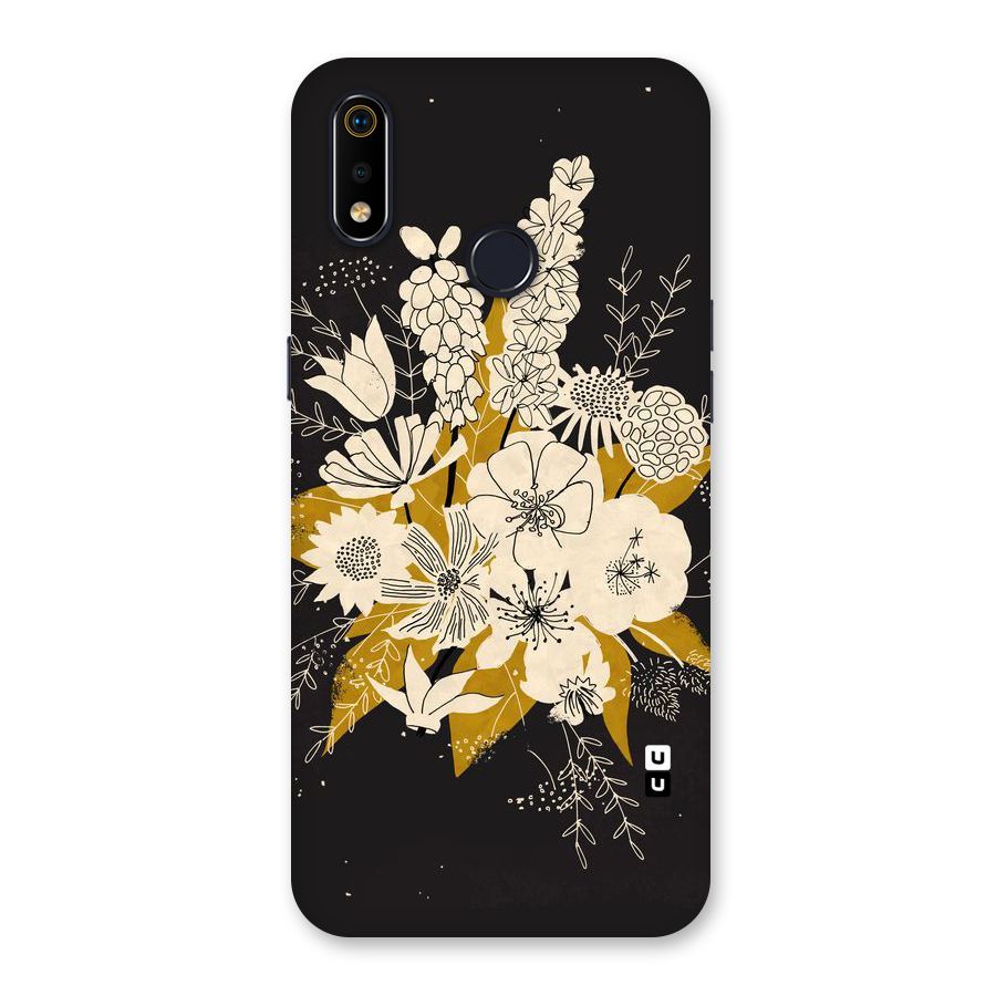Flower Drawing Back Case for Realme 3i
