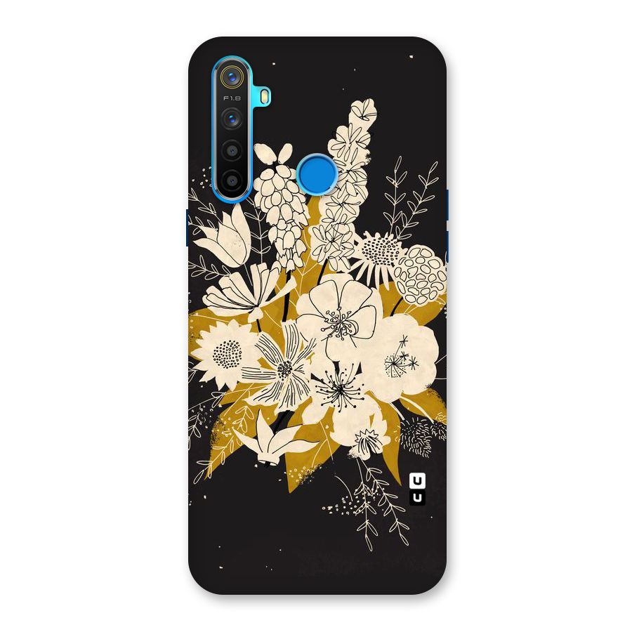 Flower Drawing Back Case for Realme 5