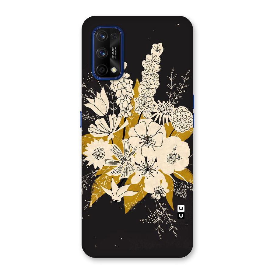 Flower Drawing Back Case for Realme 7 Pro