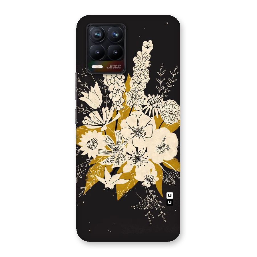 Flower Drawing Back Case for Realme 8