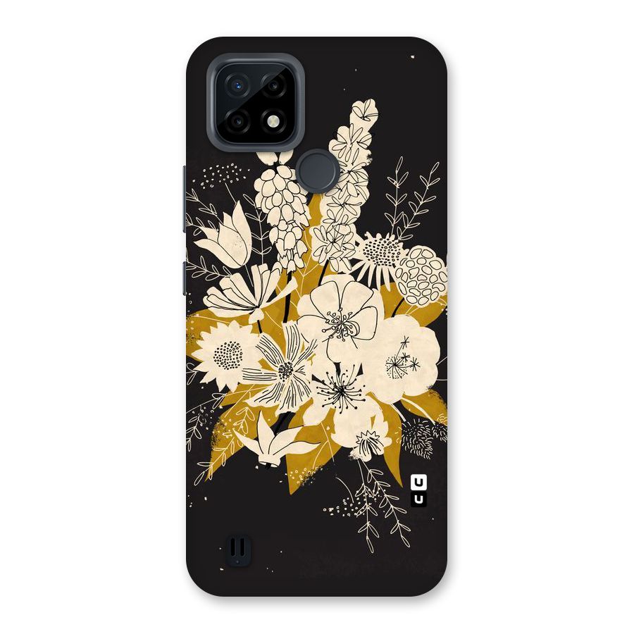 Flower Drawing Back Case for Realme C21