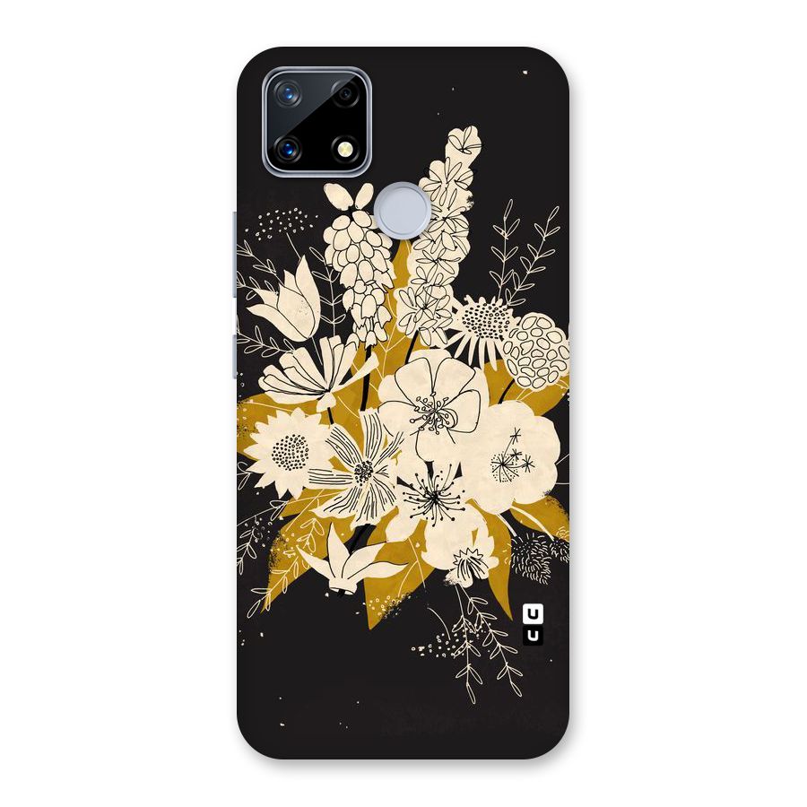 Flower Drawing Back Case for Realme Narzo 20