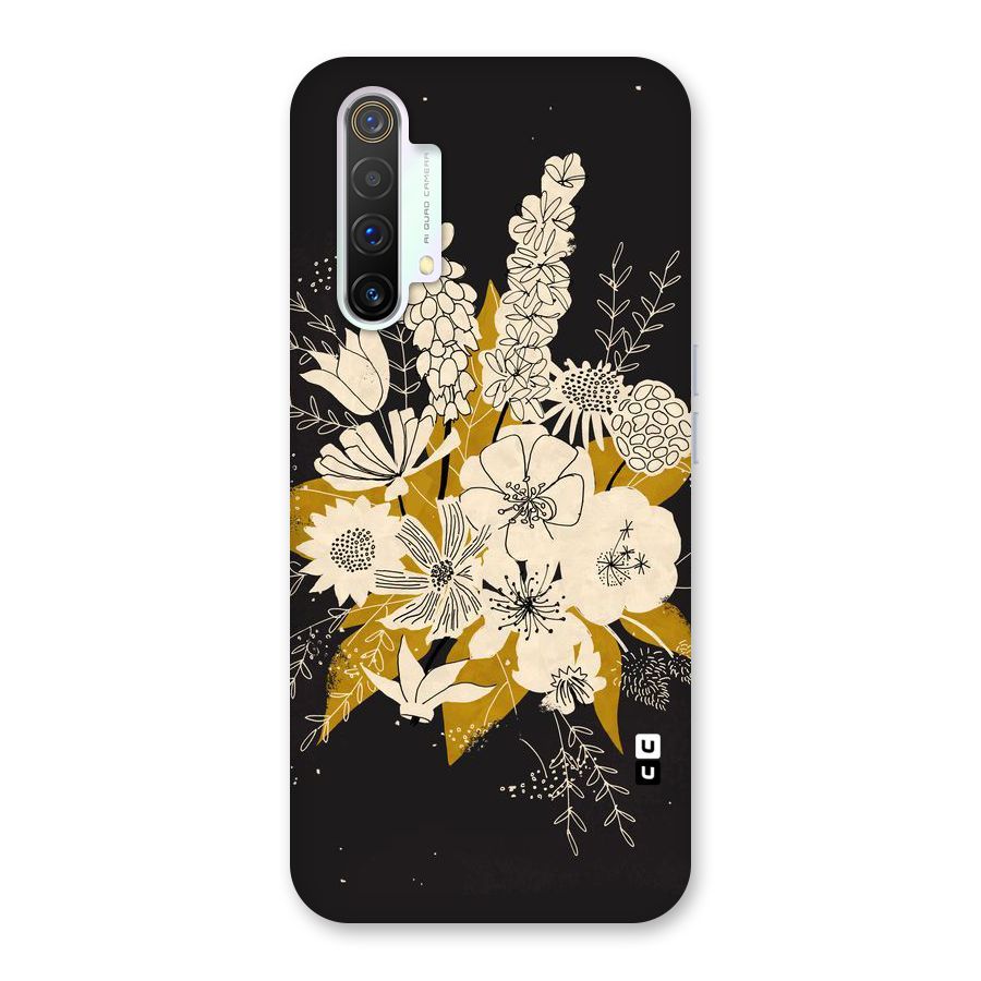 Flower Drawing Back Case for Realme X3