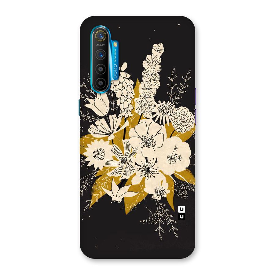 Flower Drawing Back Case for Realme XT