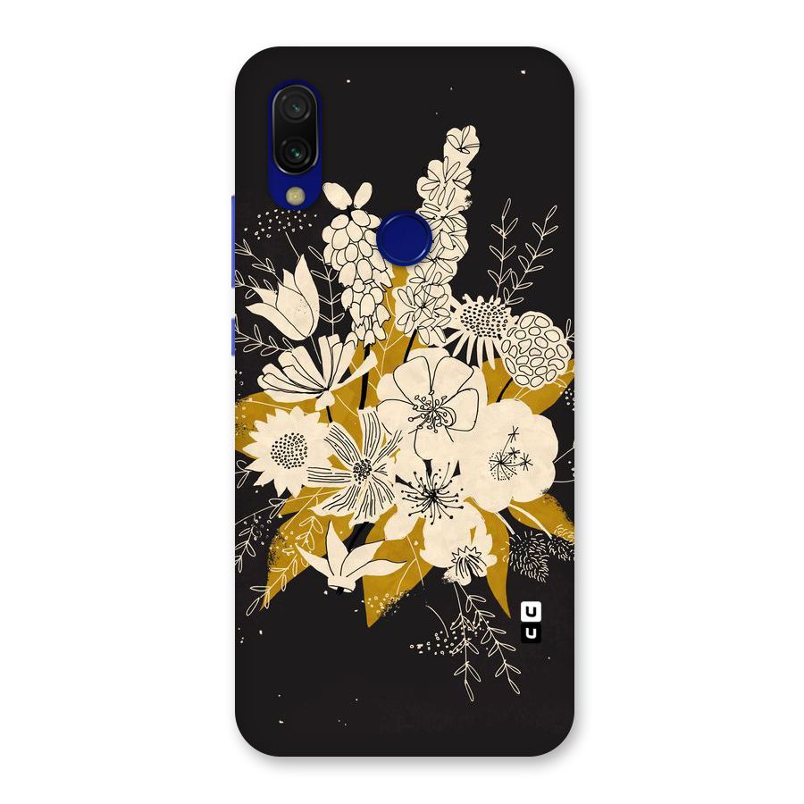 Flower Drawing Back Case for Redmi 7