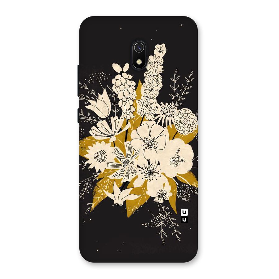 Flower Drawing Back Case for Redmi 8A