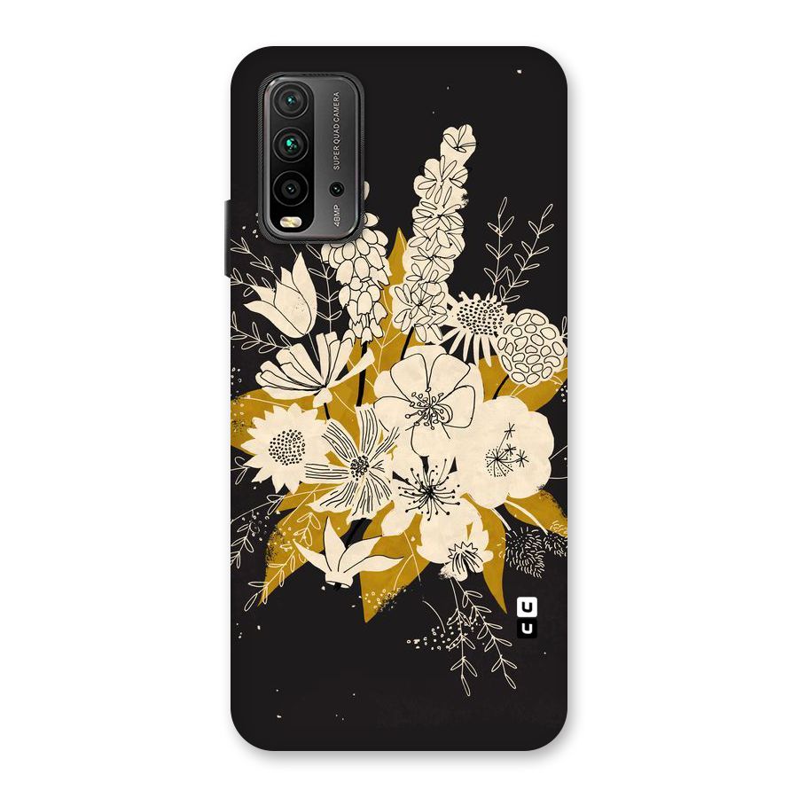 Flower Drawing Back Case for Redmi 9 Power