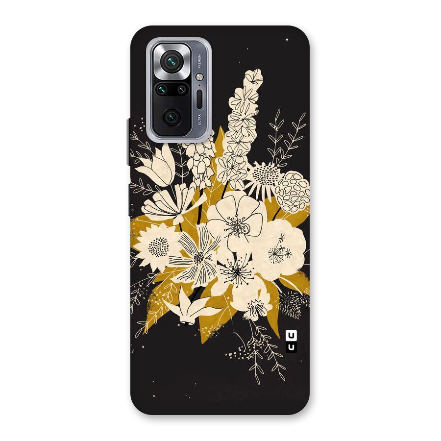 Flower Drawing Back Case for Redmi Note 10 Pro Max