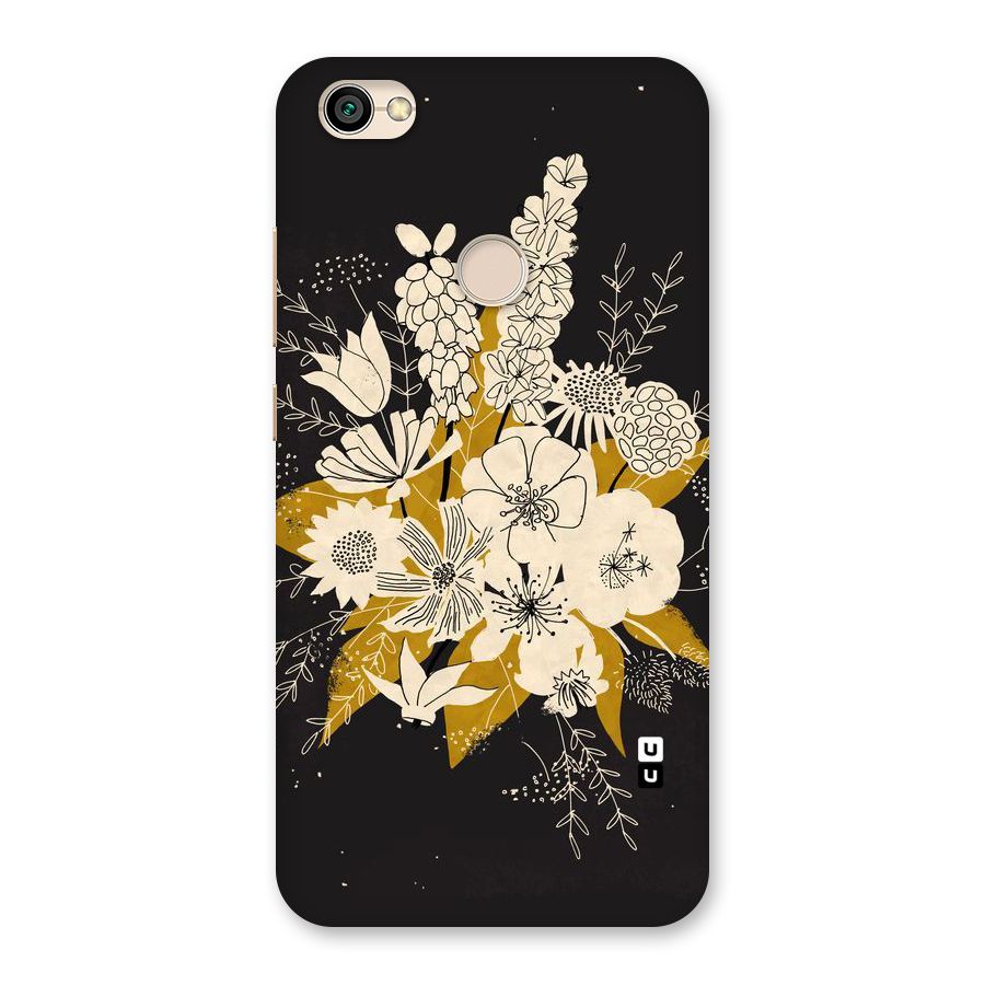 Flower Drawing Back Case for Redmi Y1 2017