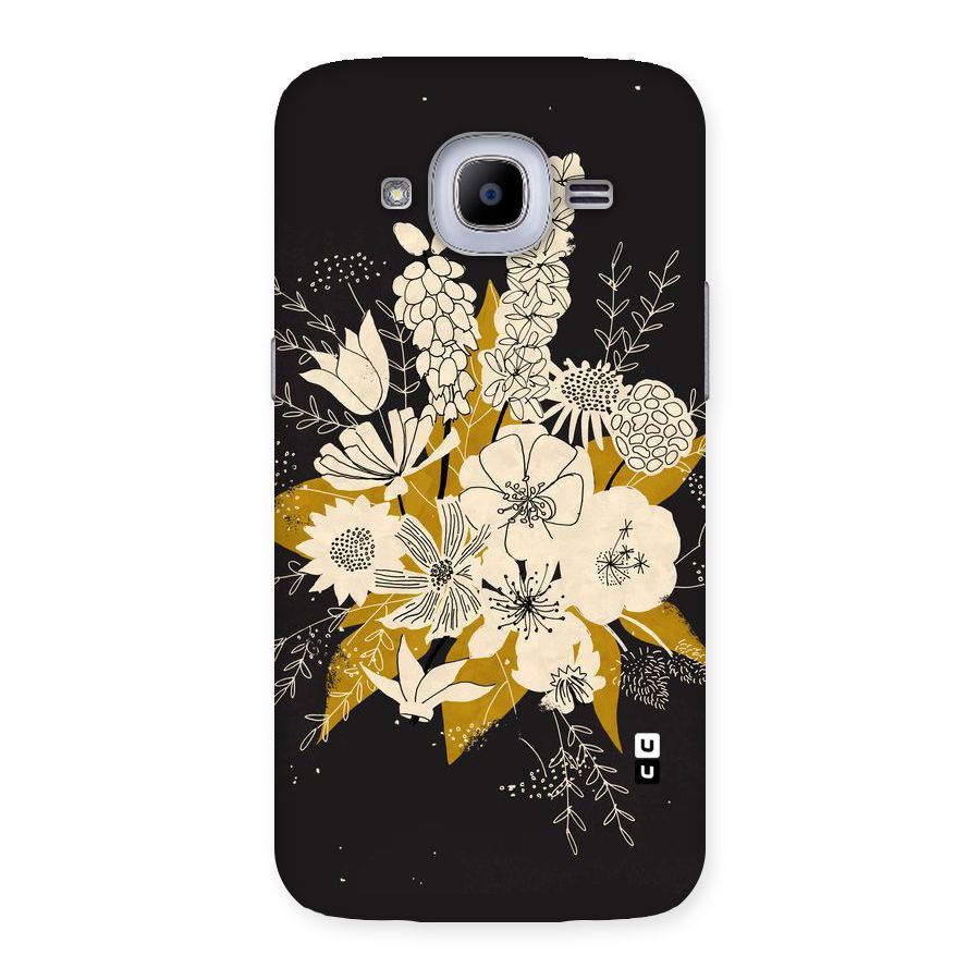 Flower Drawing Back Case for Samsung Galaxy J2 Pro