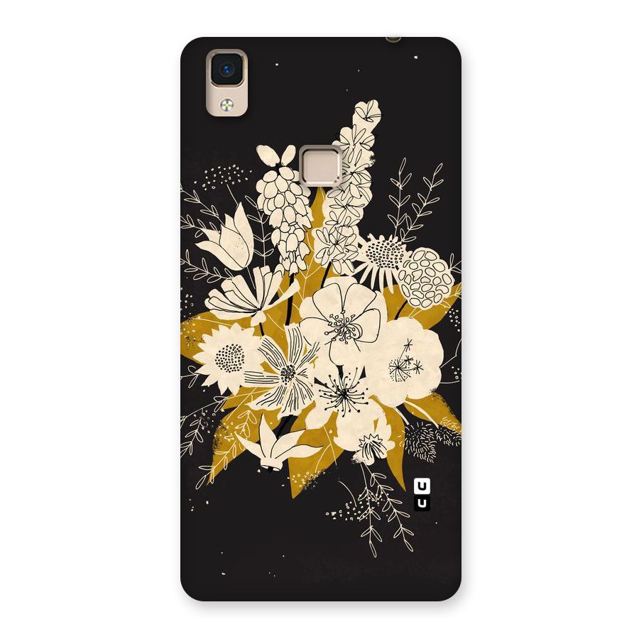 Flower Drawing Back Case for V3 Max