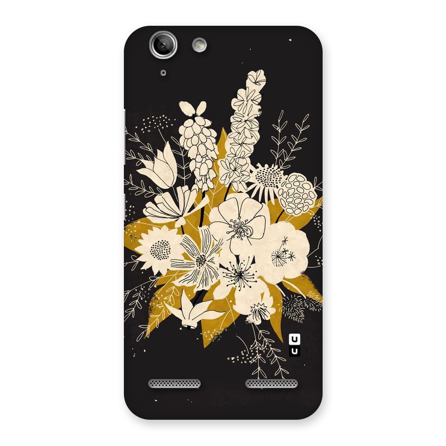 Flower Drawing Back Case for Vibe K5