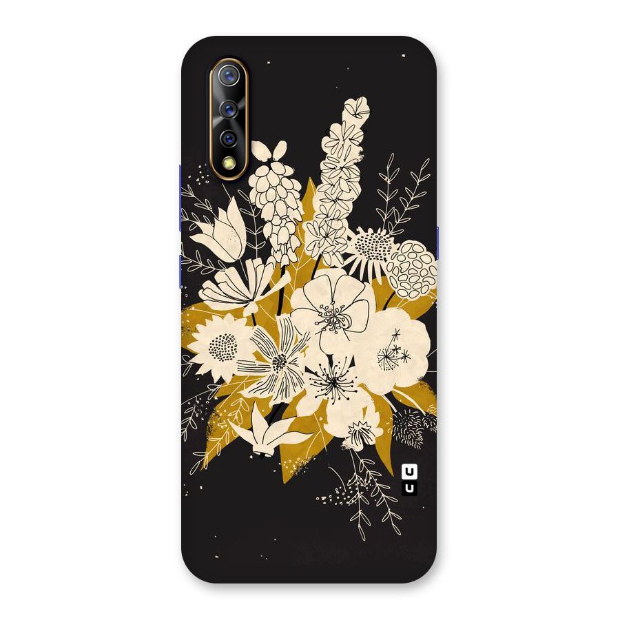 Flower Drawing Back Case for Vivo S1