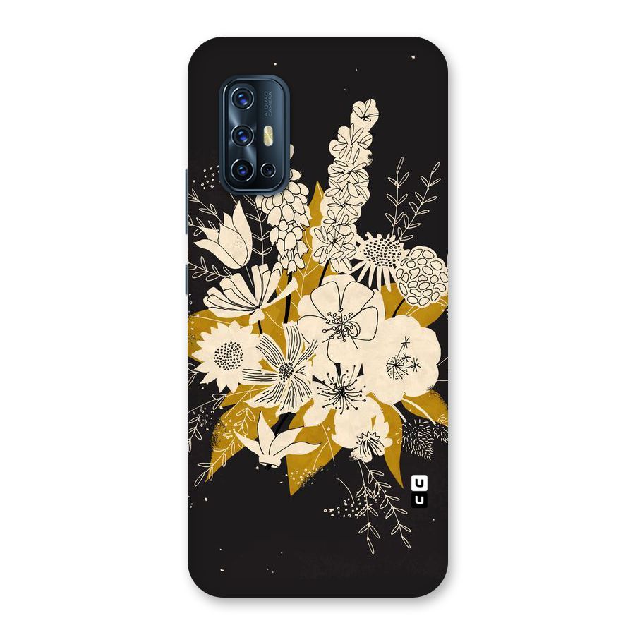 Flower Drawing Back Case for Vivo V17
