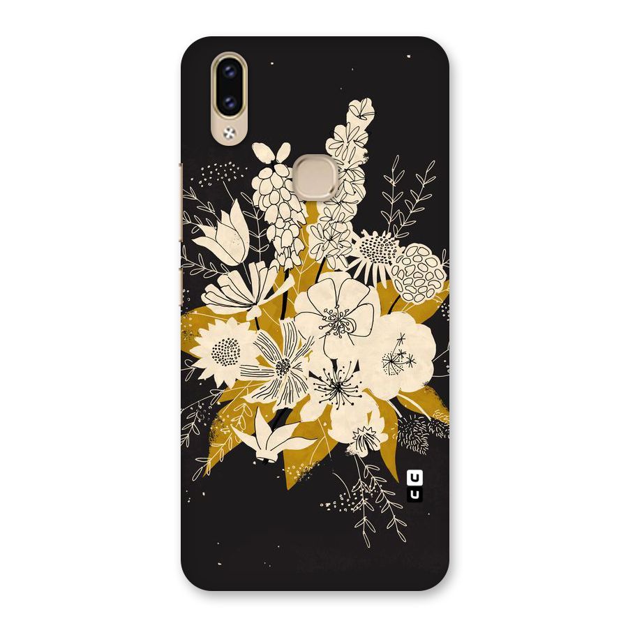 Flower Drawing Back Case for Vivo V9 Youth