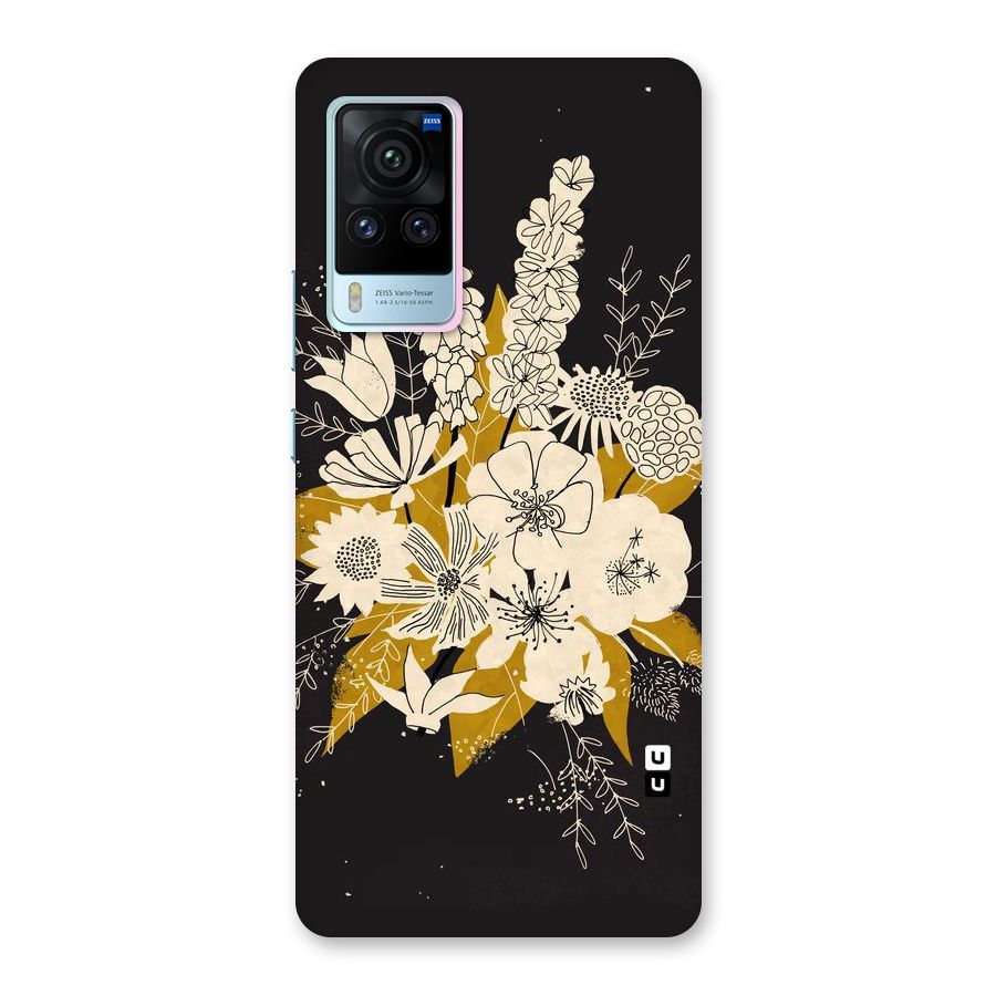 Flower Drawing Back Case for Vivo X60 Pro