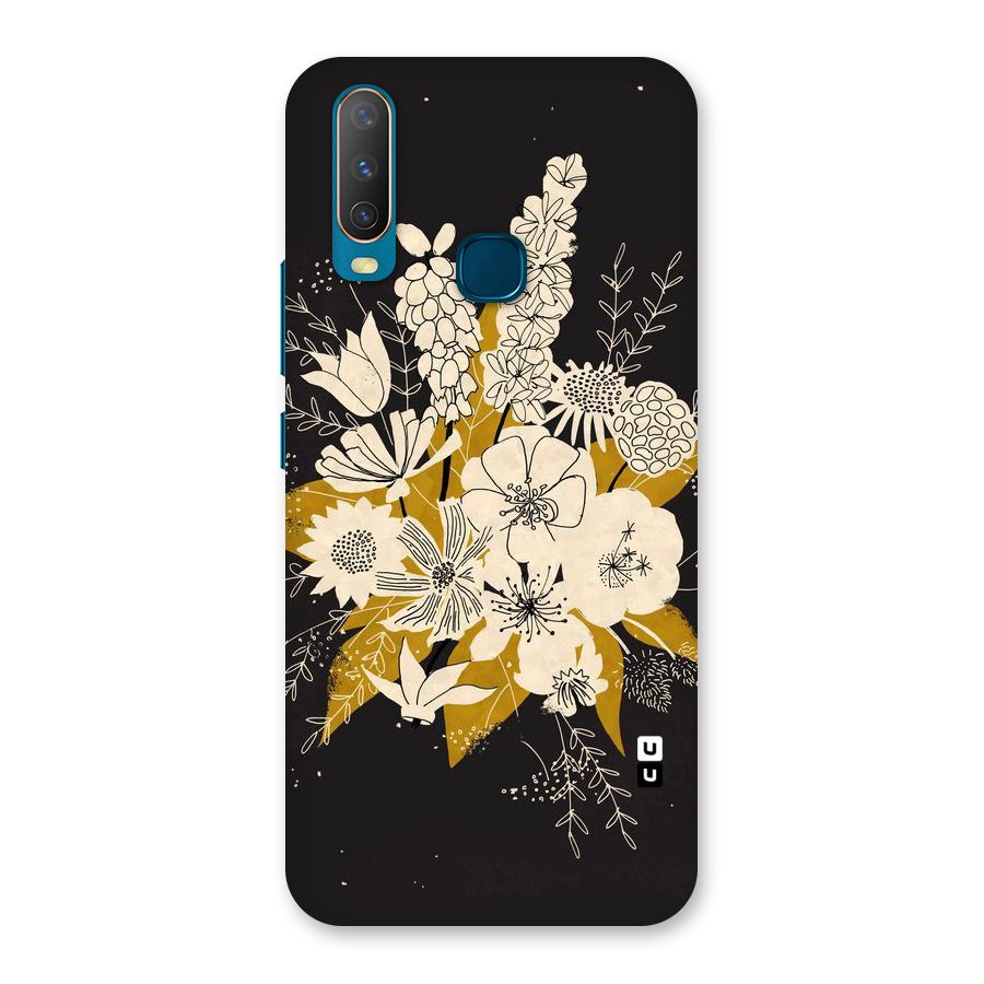 Flower Drawing Back Case for Vivo Y17