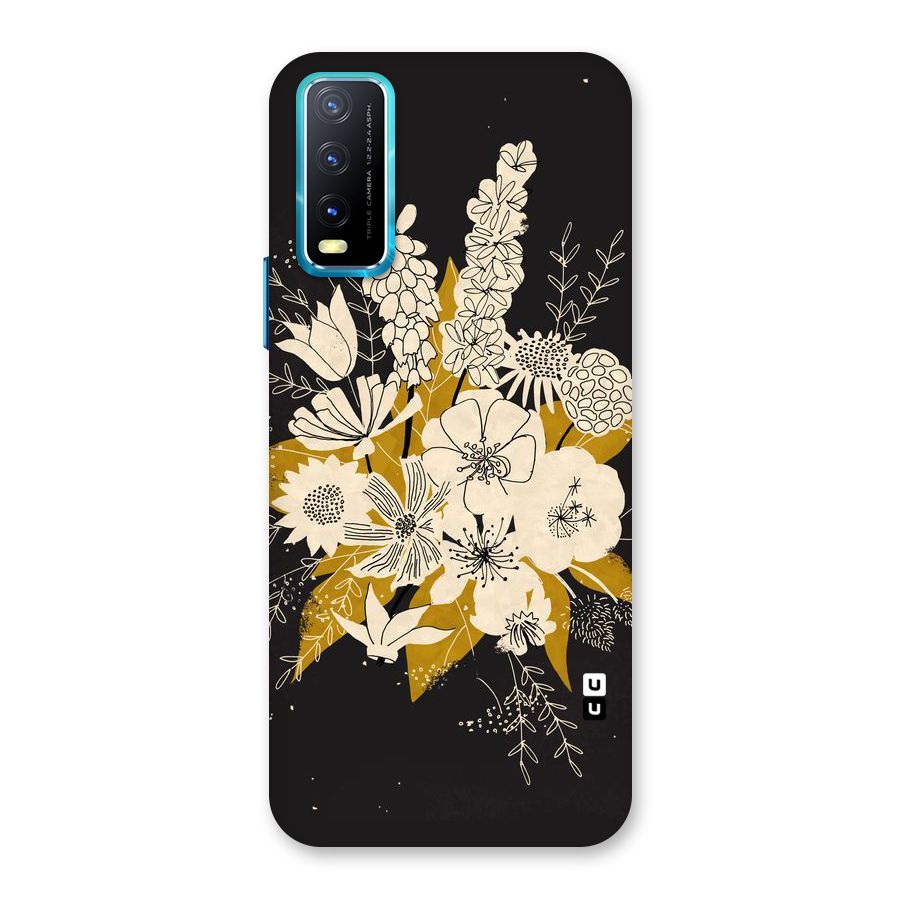 Flower Drawing Back Case for Vivo Y20