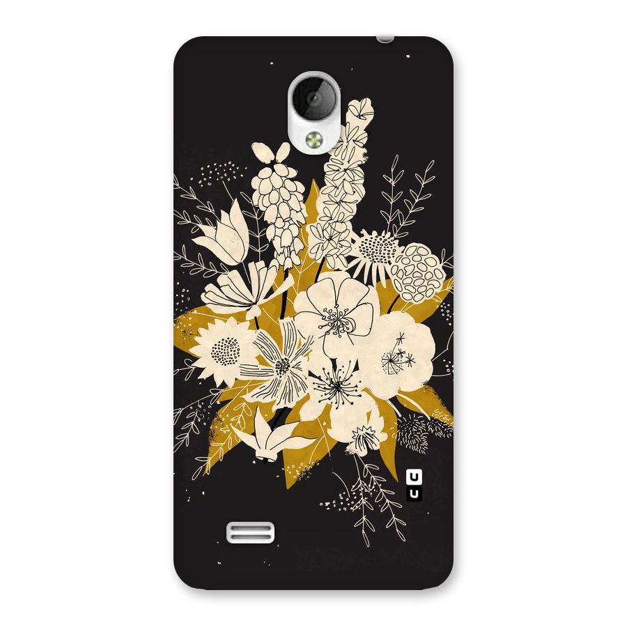 Flower Drawing Back Case for Vivo Y21