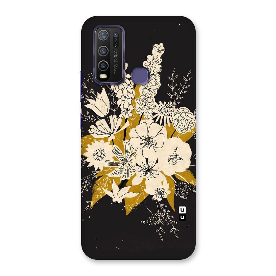 Flower Drawing Back Case for Vivo Y50